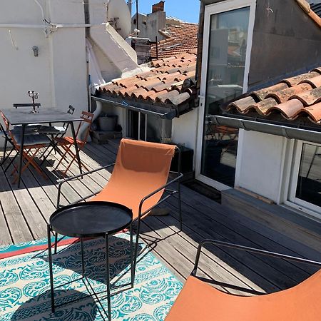 Studio Toit Terrasse Vieux Port Marseilles Buitenkant foto