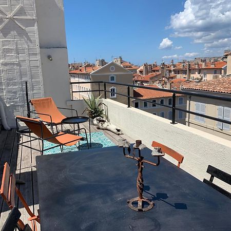 Studio Toit Terrasse Vieux Port Marseilles Buitenkant foto
